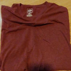 Mossimo Supply Co. Maroon Athletic fit shirt